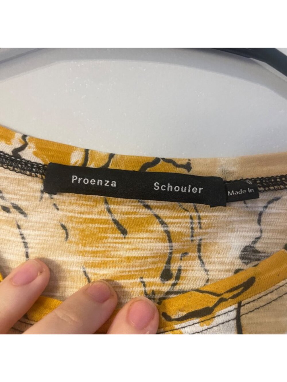 Proenza schhouler spotted-print Long-sleeve Tissue Jersey T-shirt - Picture 4 of 11